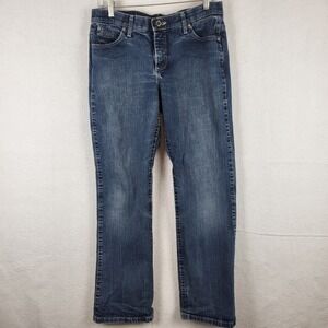 Wrangler Q Baby Jeans Womens 9/10 Dark Wash Stretch Western Ultimate Riding